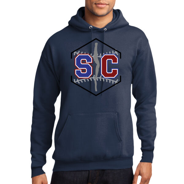 Schuyler Base/Softball - Core Fleece Pullover Hooded Sweatshirt Thumbnail