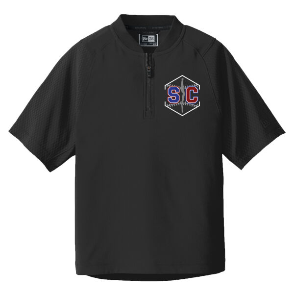 Schuyler Base/Softball - Youth Cage Short Sleeve 1/4 Zip Jacket Thumbnail