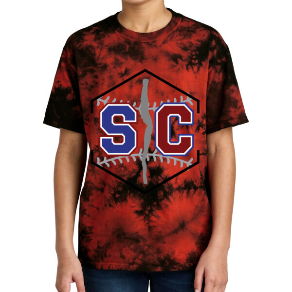 Schuyler Base/Softball - Youth Crystal Tie Dye Tee Thumbnail