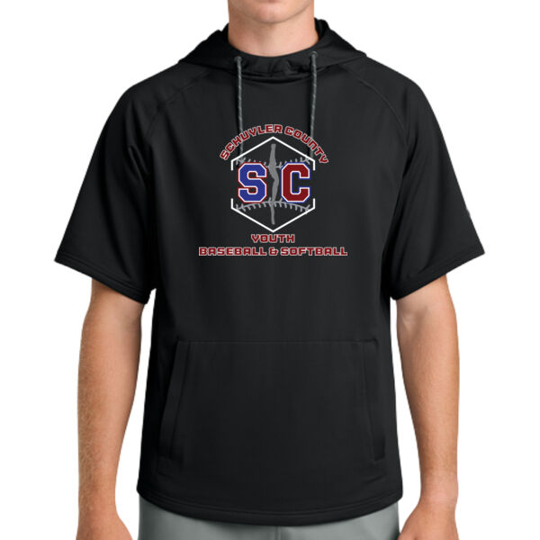 Schuyler Base/Softball - Charge Performance Fleece Short Sleeve Hoodie Thumbnail